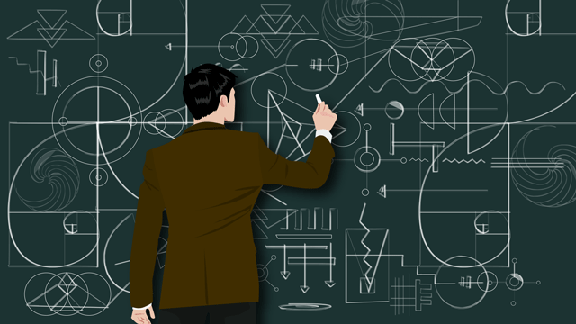 伝統的なイメージに新しい象徴的な形を与える教師