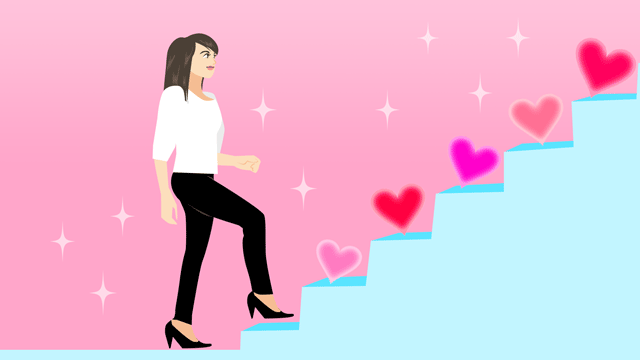 『人生の変化』を経て新しい恋を体験する女性