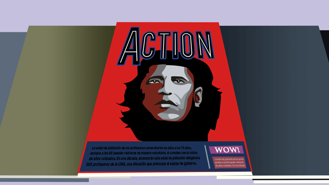 行動することを呼びかける革命的な雑誌