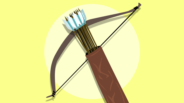 矢で満たされた矢筒