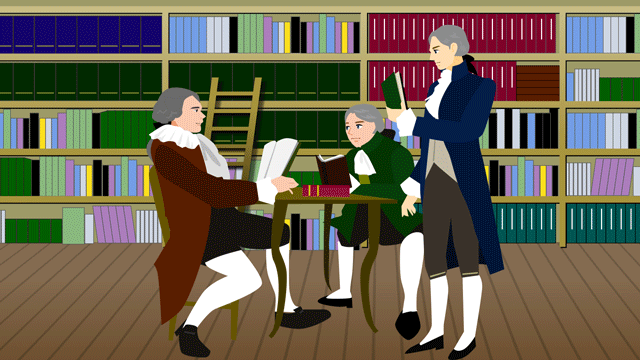 文学仲間の集まり