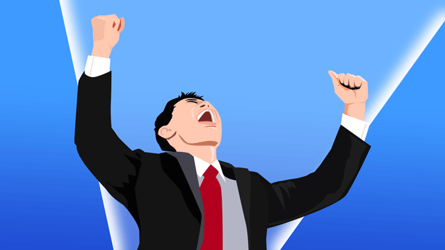 野心に駆られて生命力が滾ることで血が昇ってきた男の頭