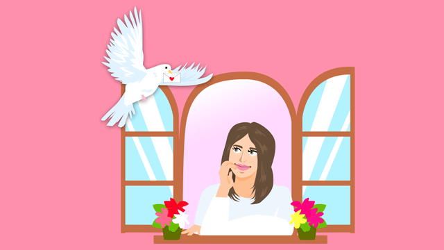 使命を果たしている伝書鳩