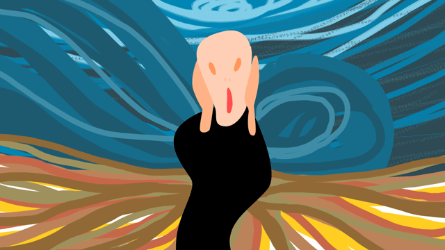 表現主義の画家の描く絵