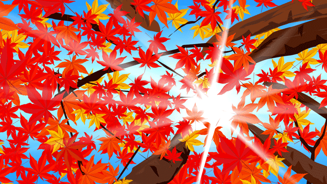 巡礼者に生と死の謎を唐突に啓示する秋の葉の光景