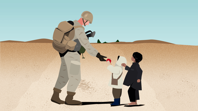 良心に従って命令に抵抗する軍人