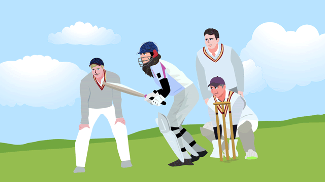 クリケットの試合