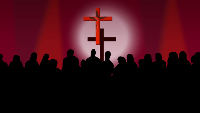 祭祀のあいだ歌い続けている隠れた聖歌隊