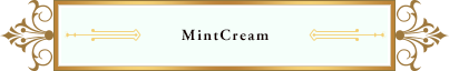 Mint Cream
